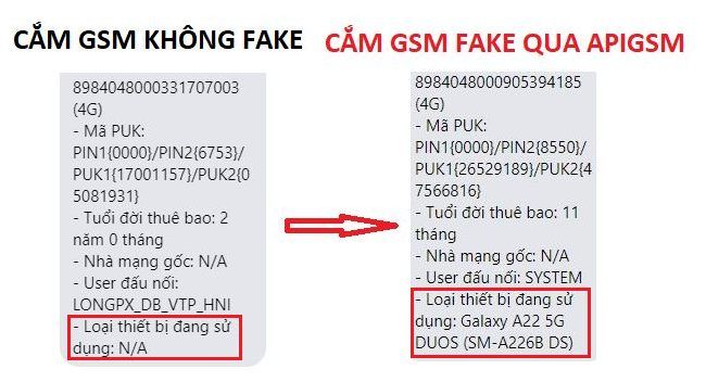PHẦN MỀM: ĐỔI GSM THÀNH SLL IMEI ĐIỆN THOẠI THỰC TẾ 2G/3G/4G